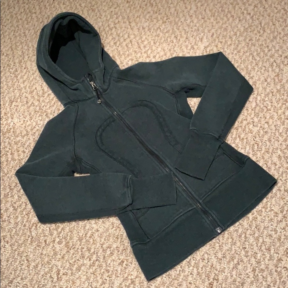 Dark green Size 2 lululemon scuba hoodie